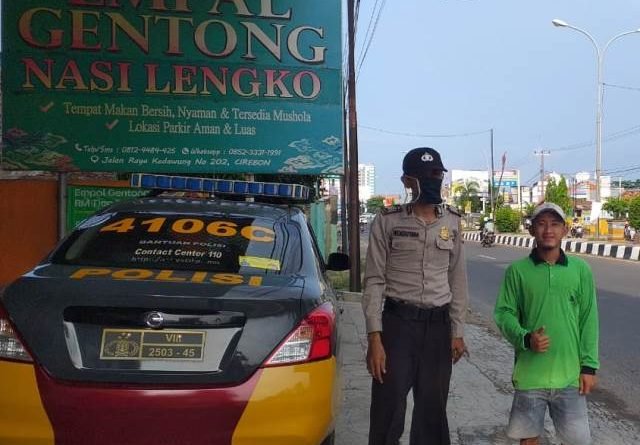 Patroli Mobil QR 1406 C Polsek Kedawung Polres Cirebon Kota Rutin Gelar KRYD Malam Takbir