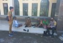 sambang Kordinasi Bhabinkamtibmas banjarwangunan Polsek mundu Polres Ciko dengan perangkat desa