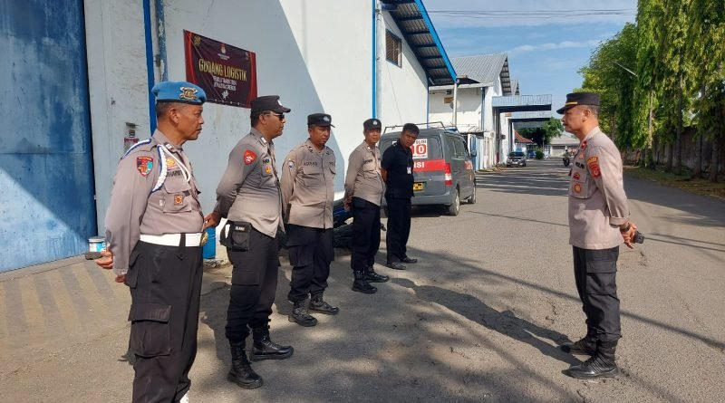 Polres Cirebon Kota Jamin Keamanan Gudang Logistik KPU